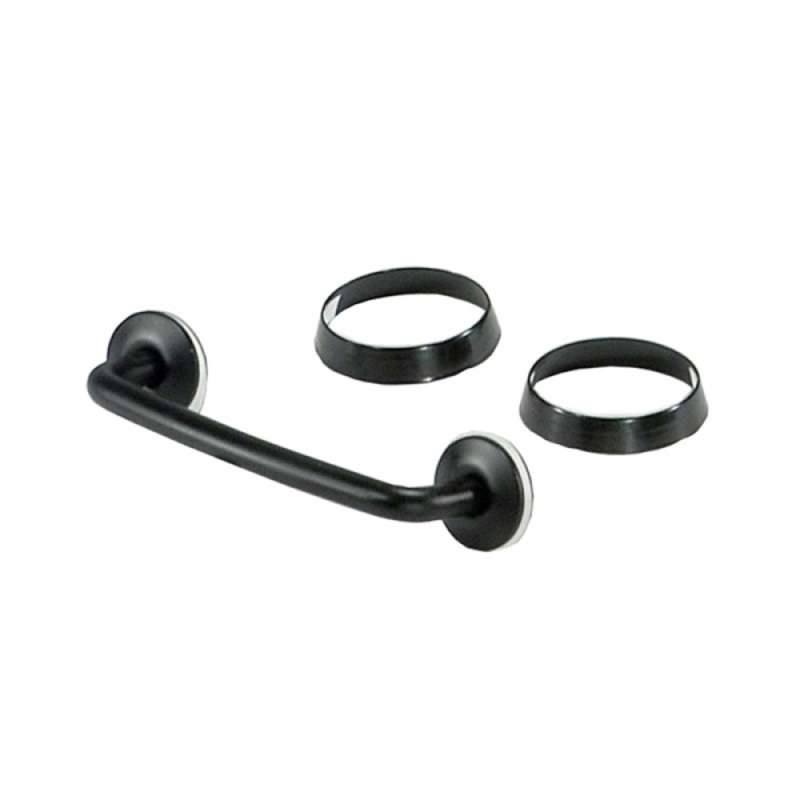 Jeep Wrangler Windshield Tie Down Kit - Rugged Ridge - 5 Piece Kit - Black - `97-`06